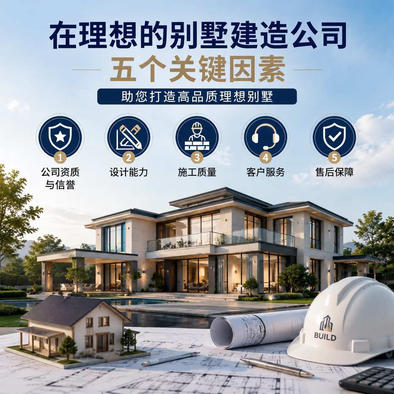 在 播州 找到理想别墅建造公司的五个关键因素