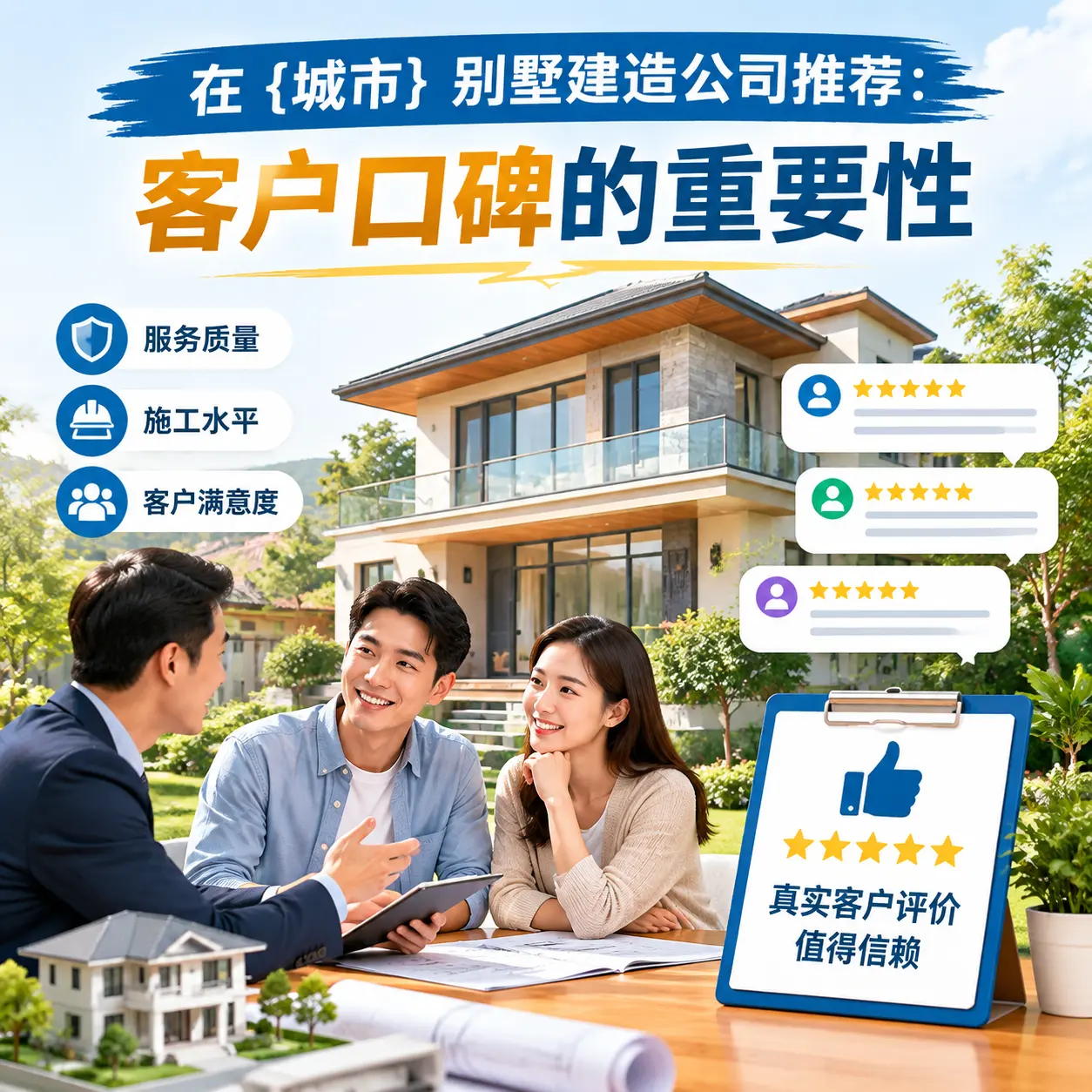 在 播州 别墅建造公司推荐：客户口碑的重要性