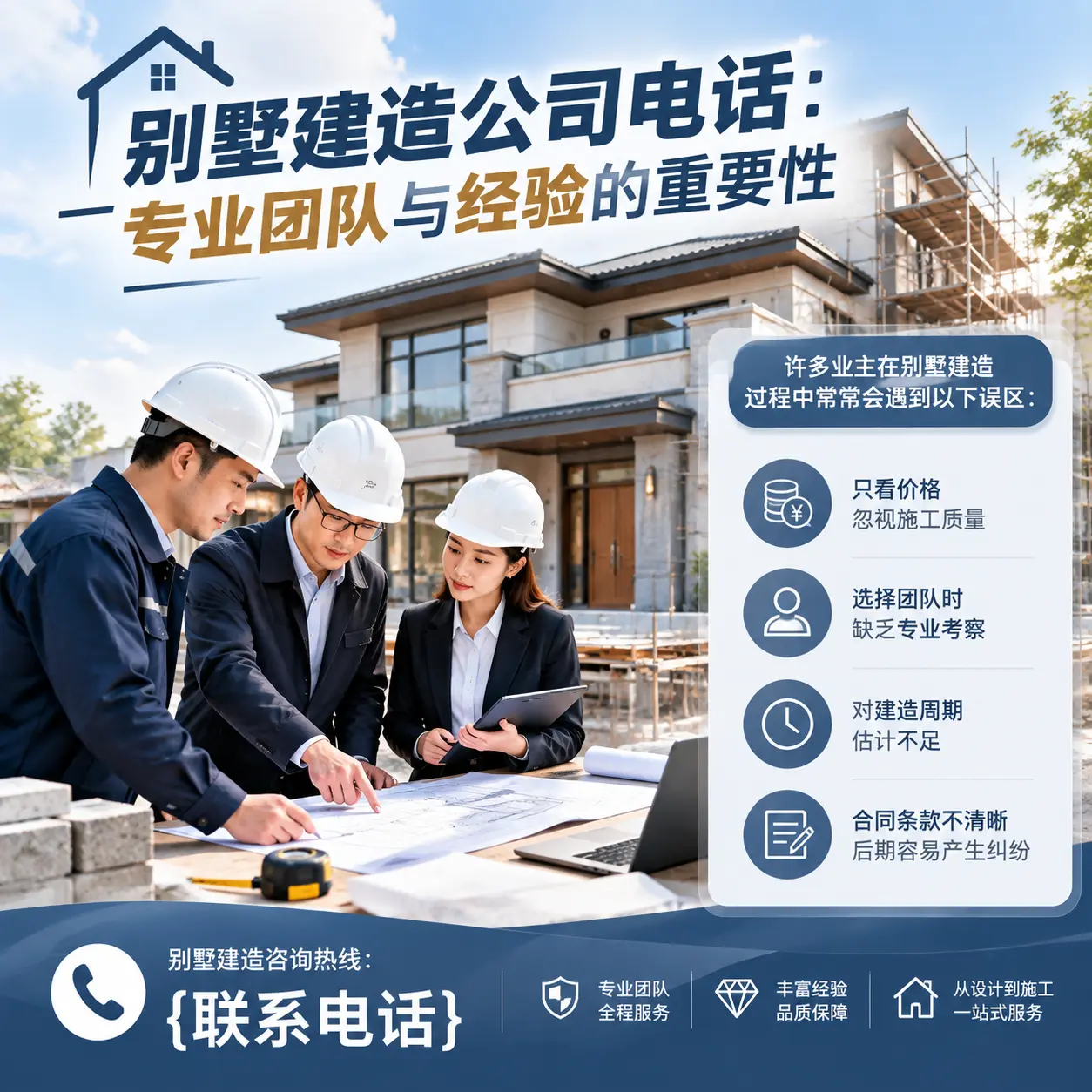 播州别墅建造公司电话：专业团队与经验的重要性