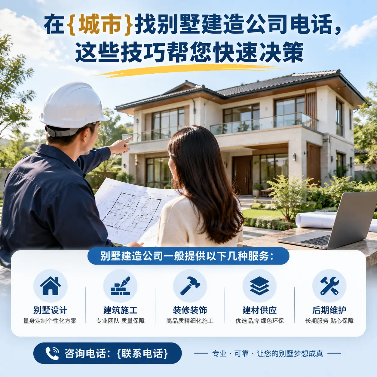 在播州找别墅建造公司电话，这些技巧帮您快速决策